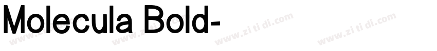 Molecula Bold字体转换